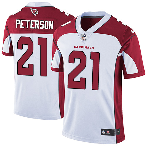 Nike Cardinals #21 Patrick Peterson White Men's Stitched NFL Vapor Untouchable Limited Jersey - Click Image to Close